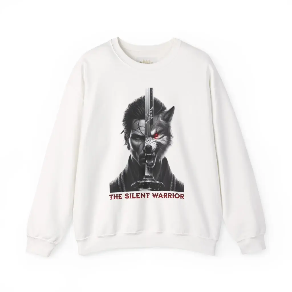 The Silent Warrior Unisex Heavy Blend Crewneck Sweatshirt...