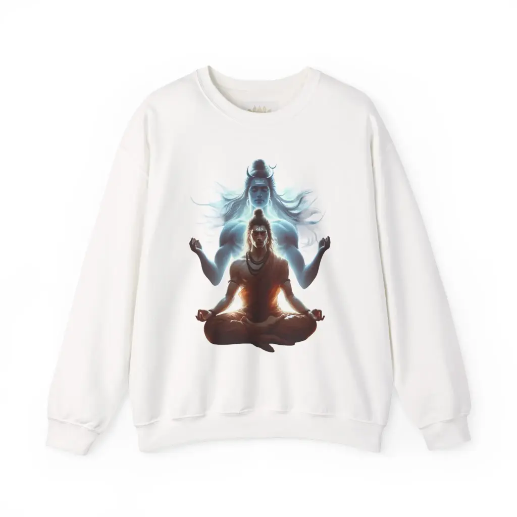 Spiritual Vibe Unisex Crewneck Sweatshirt - Ego React Essence Observe... (S)