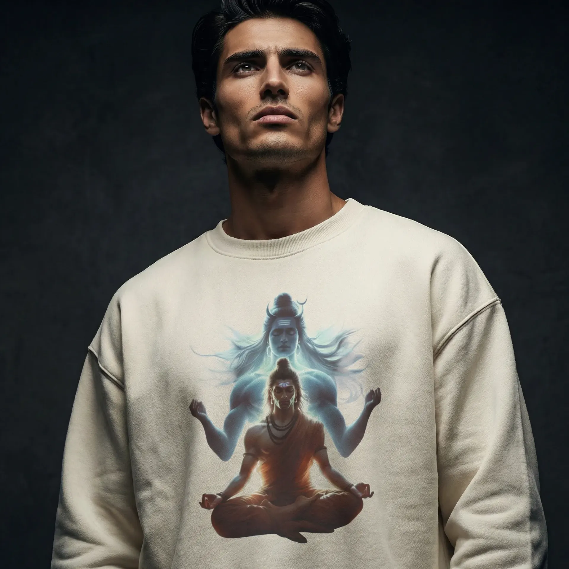 Spiritual Vibe Unisex Crewneck Sweatshirt - Ego React Essence Observe...