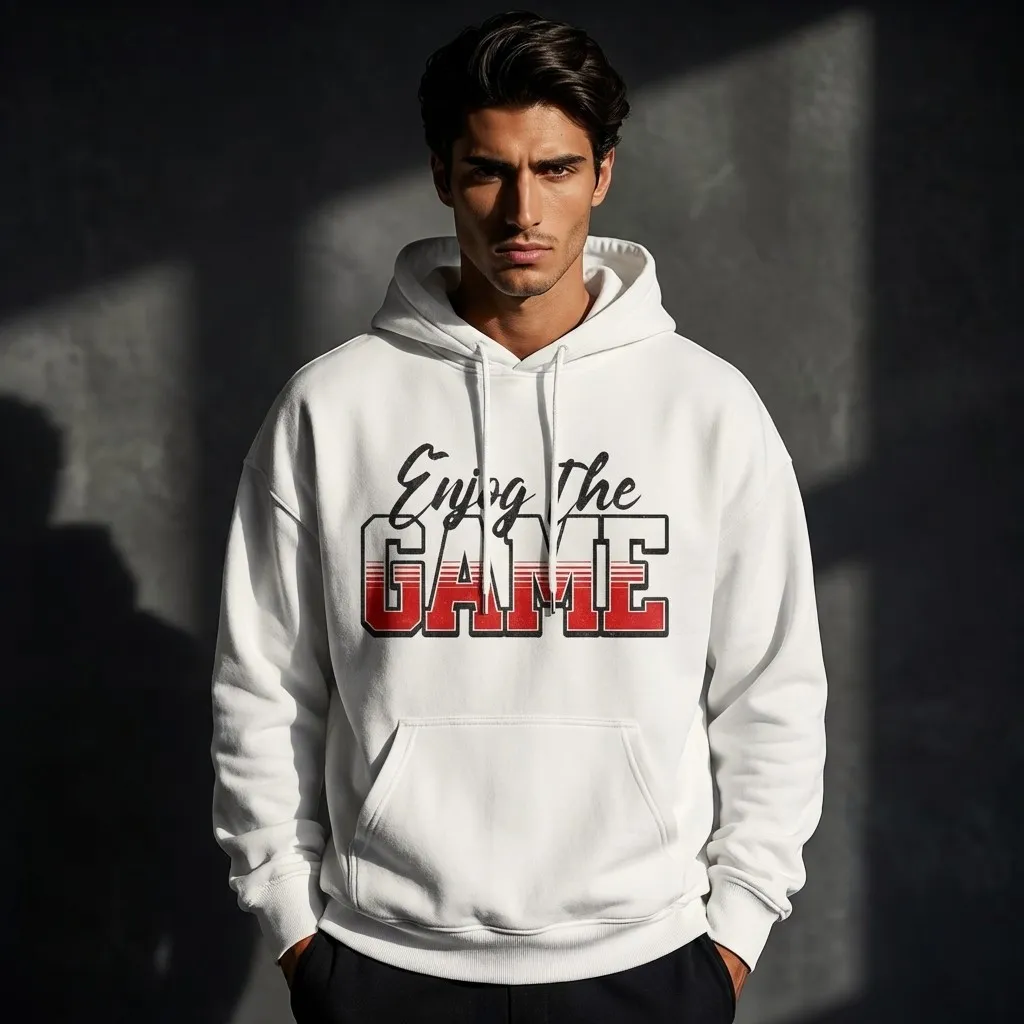 “Enjoy The Game” Unisex Motivational Hoodie | Effort Over Outcome  (S)