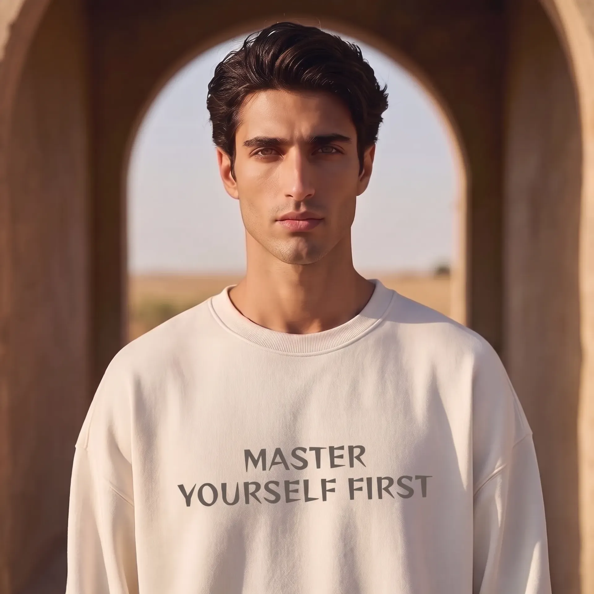 Samurai Sweatshirt for Self Mastery & Discipline | Spiritual Clothing | Stoic Philosophy | Self Growth Gift