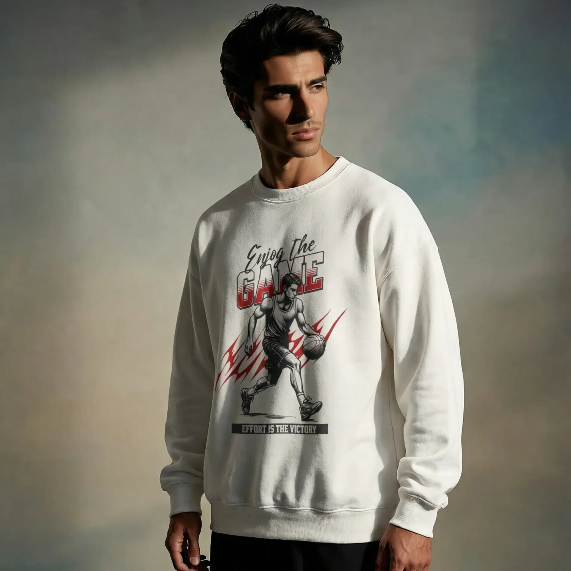 Enjoy the Game Unisex Heavy Blend™ Crewneck Sweatshirt... (S)