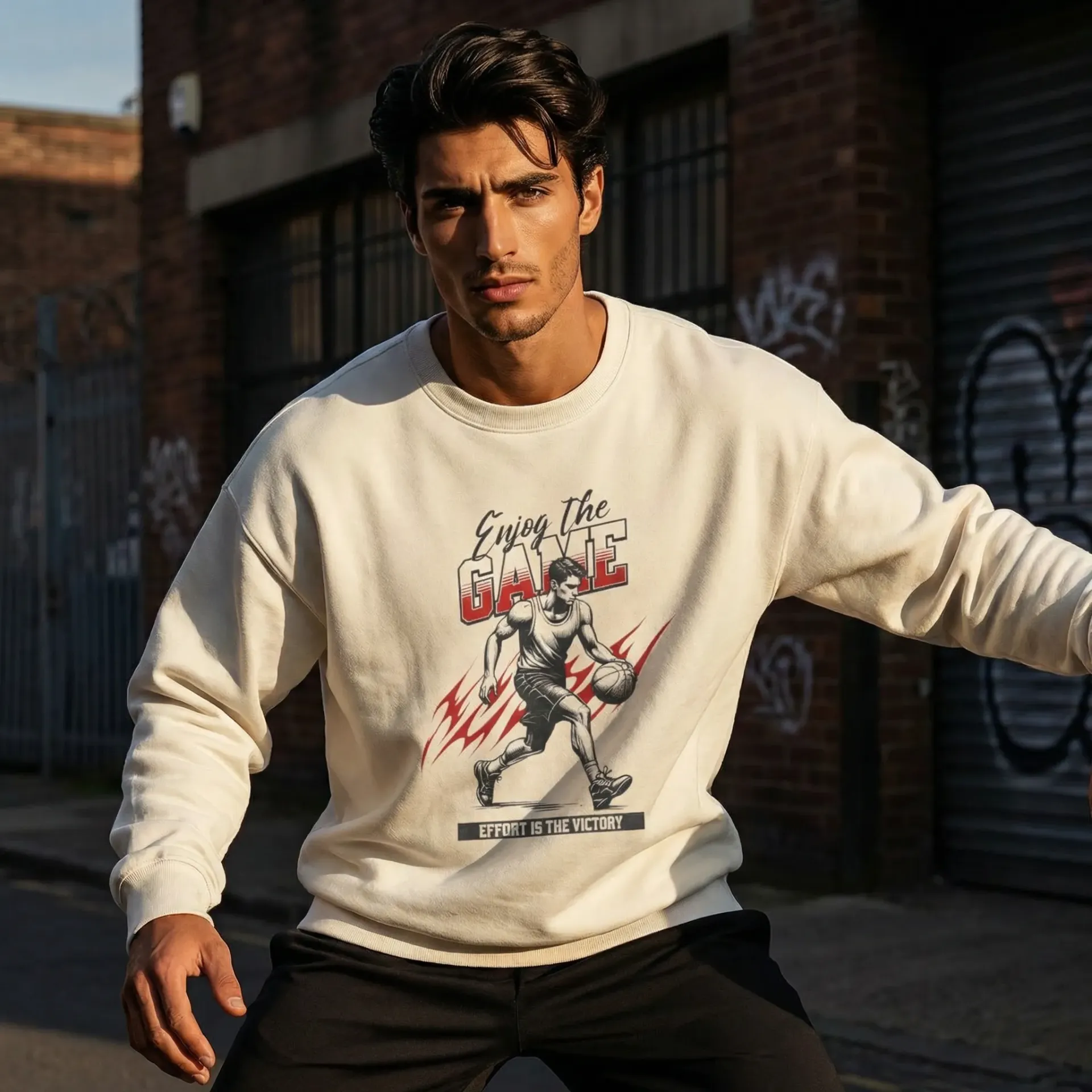 Enjoy the Game Unisex Heavy Blend™ Crewneck Sweatshirt... (XL)