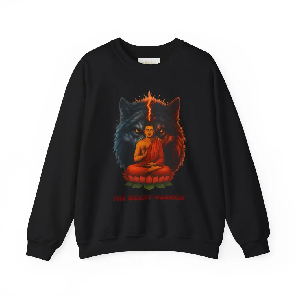 The Silent Warrior Crewneck Sweatshirt - Unisex Heavy Blend™