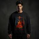 The Silent Warrior Crewneck Sweatshirt - Unisex Heavy Blend™